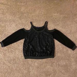 Lumiere Sequence Cold Shoulder Blouse